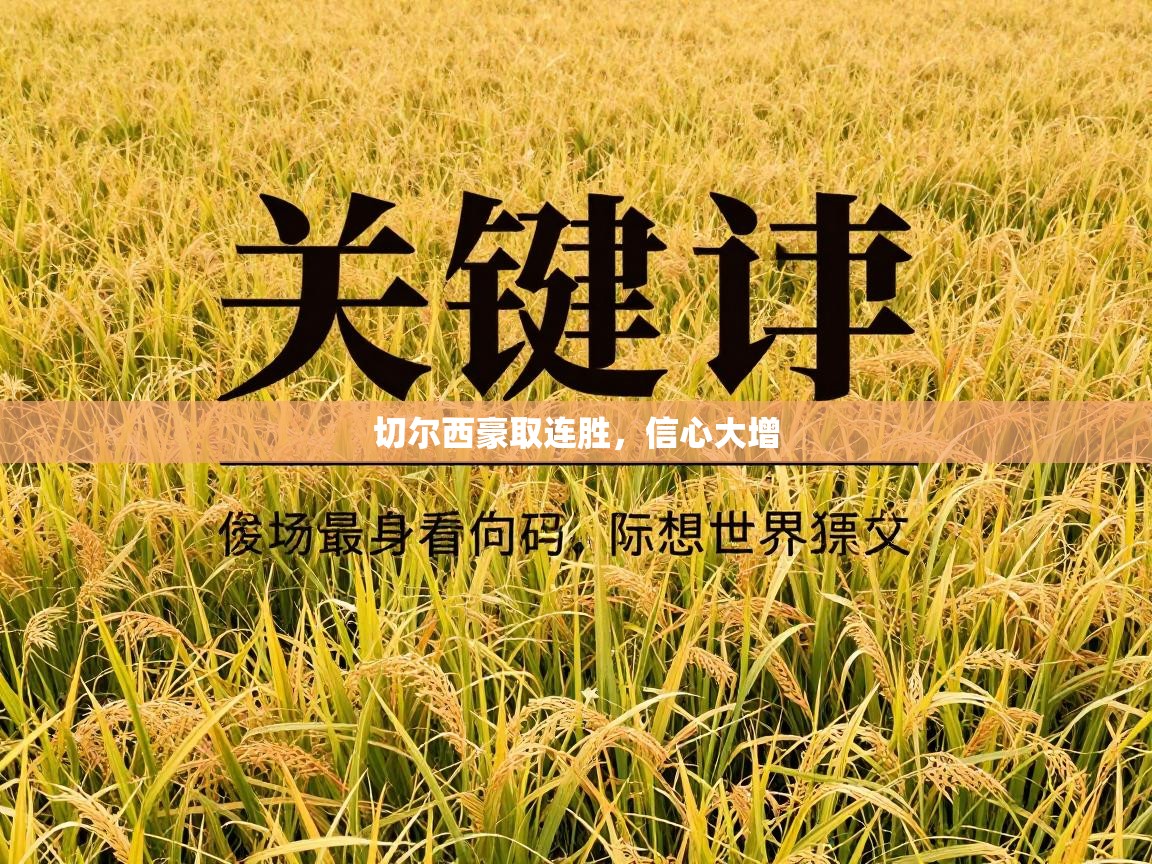 切尔西豪取连胜，信心大增